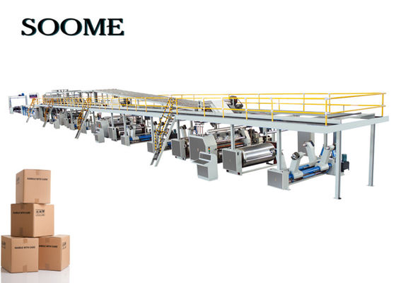 3-7 층 2000mm corrugated 카드보드 생산 라인 자동 corrugation 기계