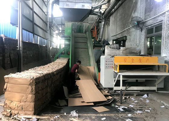 밸러 포장 용품으로 굴곡 된 쉐러더 생산 프로세스 250 * 1500mm 크기의 입수