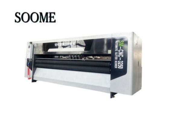 첨단 CNC 3250 얇은 블레이드 슬리터 스코어 머신 150m/min 속도로 정밀 스코어 및 슬리팅